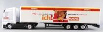 Gabotex Ho 1/87 Camion Mercedes-Benz Actros Blanc Semi Remorque Supermarch&eacute; Norma