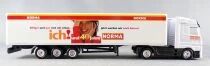 Gabotex Ho 1/87 Camion Mercedes-Benz Actros Blanc Semi Remorque Supermarch&eacute; Norma
