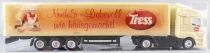 Gabotex Ho 1/87 Camion Mercedes-Benz Actros Cr&egrave;me & Remorque Pates Tress Neuf en Boite