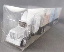 Gabotex Ho 1/87 Camion Peterbilt 379 Blanc & Remorque Ch&acirc;teaux de Contes de F&eacute;es du Roi Ludwig Neuf en Boite