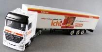 Gabotex Ho 1:87 Mercedes-Benz Actros White Truck & Norma Supermarket Road Trailer