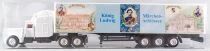 Gabotex Ho 1:87 Peterbilt 379 White Truck & King Ludwig Fairy Tales Castles Road Trailer Mint in Box