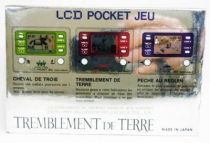 Gakken / France Double R - LCD Pocket Game - Earthquake (Loose with box)