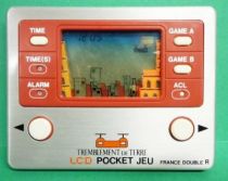Gakken / France Double R - LCD Pocket Game - Earthquake (Loose with box)