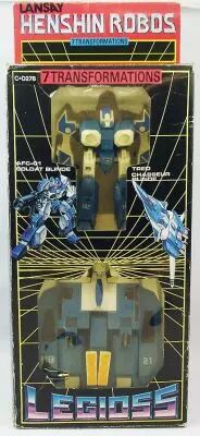Gakken Lansay - Mospeada - Legioss AFC-01 & Tread Beta Fighter (Soldat Chasseur Blind�) - Henshin Robos
