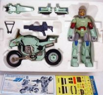 Gakken Lansay - Mospeada Scott Bernard Armor Bike Riding Suit Cyclone Henshin Robo DX