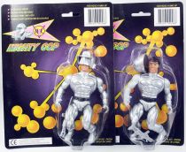 Galaxy Fighters - Sewco Industrial Co Ltd. - Set of 2 Mighty Cop figures (mint on card)