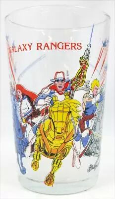Galaxy Rangers - Verre � moutarde Amora - Les Rangers � cheval