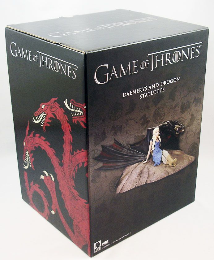 dark horse game of thrones daenerys & drogon statuette