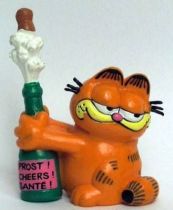 Garfield - Bully PVC Figure - Garfied with bottle