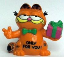 Garfield - Bully PVC Figure - Garfied with gift