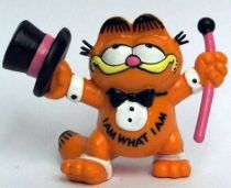 Garfield - Bully PVC Figure - Garfied with stick and gibus