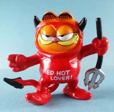 Garfield - Figurine PVC Bully - Garfield en Diable