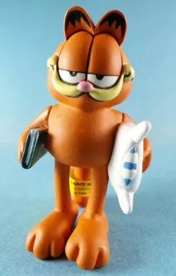 Garfield - Figurine PVC Plastoy - Garfield avec Oreiller