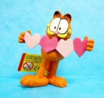 Garfield - Plastoy PVC Figure - Garfield with hearts