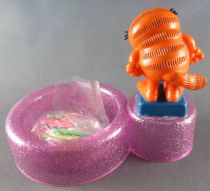 Garfield - Porte Trombone à Papier Objet Bureau Figurine PVC Bully - Garfield à la pesée 