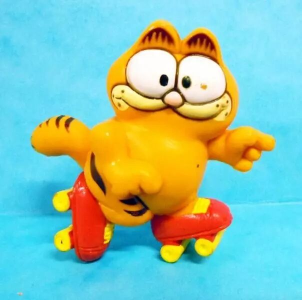 Garfield Figurine PVC Garfield en rollers