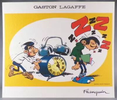 Gaston - Hachette Offprint - Gaston Takes a Naptime - Marsu 2004 by Franquin