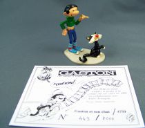 Gaston - Pixi Collector Figure - Gaston and his cat (Ref.4739)