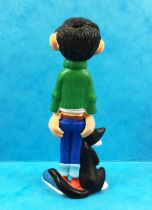 Gaston - Plastoy PVC Figure - Gaston and his cat