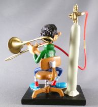 Gaston - Plastoy Resin Figure - Trombone à Oxygène