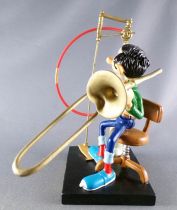 Gaston - Plastoy Resin Figure - Trombone à Oxygène