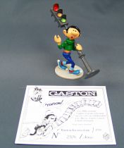 Gaston Lagaffe - Figurine de Collection Pixi - Gaston et le Feu tricolore (Ref.4768)