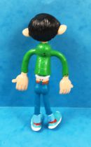 Gaston Lagaffe - Figurine Flexible Quick - Gaston 12cm & son Chat