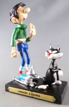 Gaston Lagaffe - Figurine Résine Plastoy - Armure à Souris