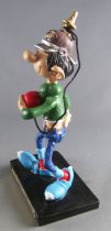 Gaston Lagaffe - Figurine Résine Plastoy - Bilboquet casque à pointe