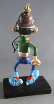 Gaston Lagaffe - Figurine Résine Plastoy - Bilboquet casque à pointe