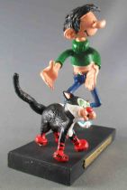 Gaston Lagaffe - Figurine Résine Plastoy - Chat Botté