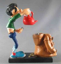 Gaston Lagaffe - Figurine Résine Plastoy - Chauffage Central