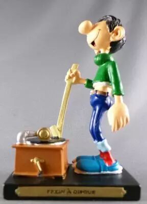 Gaston Lagaffe - Figurine R�sine Plastoy - Frein � Disque