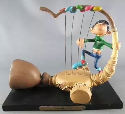 Gaston Lagaffe - Figurine R�sine Plastoy - Gaffophone