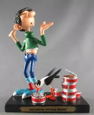 Gaston Lagaffe - Figurine R�sine Plastoy - Mouette Ouvre-Boite