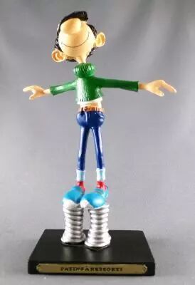 Gaston Lagaffe - Figurine R�sine Plastoy - Patins � Ressorts