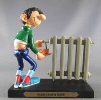 Gaston Lagaffe - Figurine Résine Plastoy - Radiateur à Café