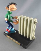 Gaston Lagaffe - Figurine Résine Plastoy - Radiateur à Café