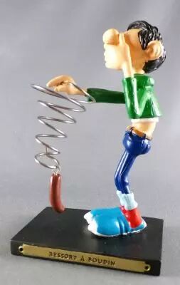 Gaston Lagaffe - Figurine R�sine Plastoy - Ressort � Boudin