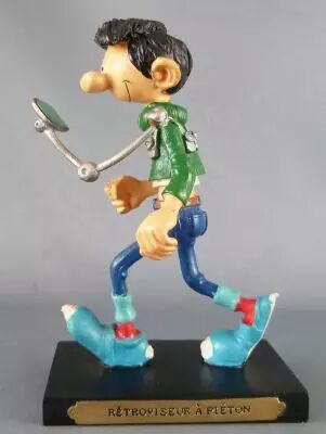 Gaston Lagaffe - Figurine R�sine Plastoy - R�troviseur � pi�ton