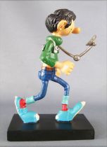 Gaston Lagaffe - Figurine Résine Plastoy - Rétroviseur à piéton