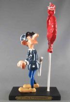 Gaston Lagaffe - Figurine Résine Plastoy - Sucette à Stationnement Brigadier-chef Joseph Longtarin