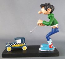 Gaston Lagaffe - Figurine Résine Plastoy - Taxi Radiocommandé