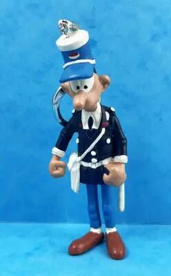 Gaston Lagaffe - Porte-cl�s Figurine PVC Plastoy - Brigadier-chef Joseph Longtarin