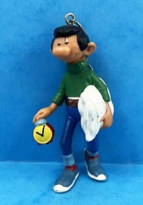 Gaston Lagaffe - Porte-cl�s Figurine PVC Plastoy - Gaston part faire une sieste