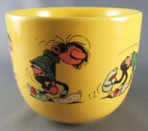 Gaston Lagaffe - Tropico Diffusion - Grande Tasse et Soucoupe Céramique La 1ère gaffe c\'est de se lever