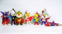 Gatchaman - Banpresto - Set of 7 Super-Deformed Figures Keychain