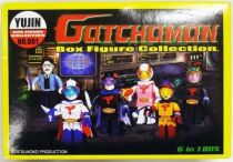 Gatchaman - Yujin - Set of 6 G-Force block figures