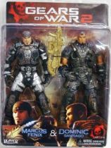 Gears of War 2 - Marcus Fenix & Dominic Santiago - NECA Player Select figures